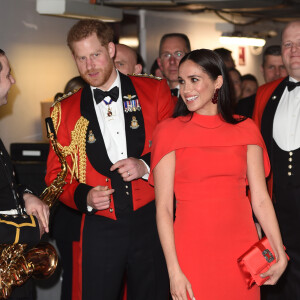 Le prince Harry et Meghan Markle, duchesse de Sussex, au festival de musique de Mountbatten au Royal Albert Hall de Londres, le 7 mars 2020. L'un des derniers engagements de leur carrière royale avant le Megxit.
