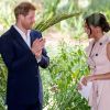 Le prince Harry et Meghan Markle, duchesse de Sussex, à Johannesburg, le 2 octobre 2019.