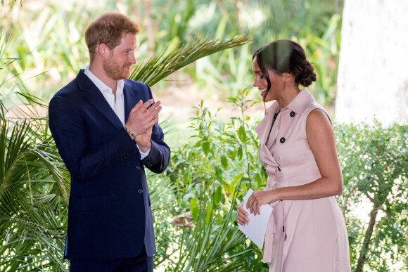 Le prince Harry et Meghan Markle, duchesse de Sussex, à Johannesburg, le 2 octobre 2019.