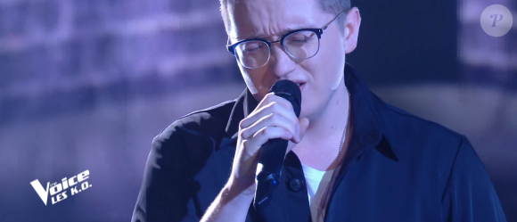 Antoine lors de l'épreuve des K.O - Talent de Marc Lavoine. Émission du samedi 4 avril 2020, TF1