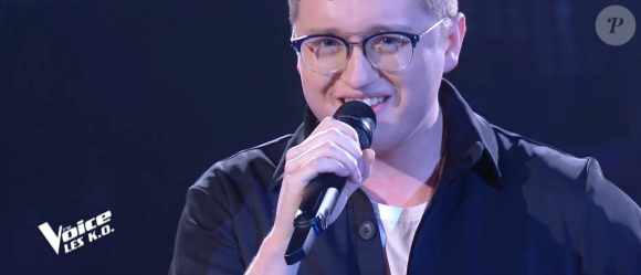 Antoine lors de l'épreuve des K.O - Talent de Marc Lavoine. Émission du samedi 4 avril 2020, TF1