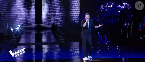 Antoine lors de l'épreuve des K.O - Talent de Marc Lavoine. Émission du samedi 4 avril 2020, TF1
