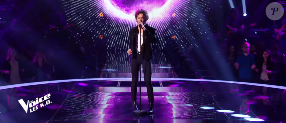 Michael lors de l'épreuve des K.O - Talent de Marc Lavoine. Émission du samedi 4 avril 2020, TF1