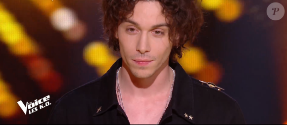 Michael lors de l'épreuve des K.O - Talent de Marc Lavoine. Émission du samedi 4 avril 2020, TF1