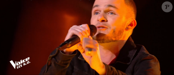 Yoann lors de l'épreuve des K.O - Talent de Marc Lavoine. - Émission du samedi 4 avril 2020, TF1