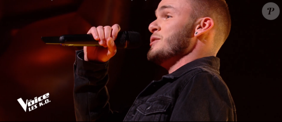 Yoann lors de l'épreuve des K.O - Talent de Marc Lavoine. - Émission du samedi 4 avril 2020, TF1