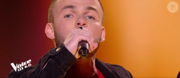 Yoann lors de l'épreuve des K.O - Talent de Marc Lavoine. - Émission du samedi 4 avril 2020, TF1
