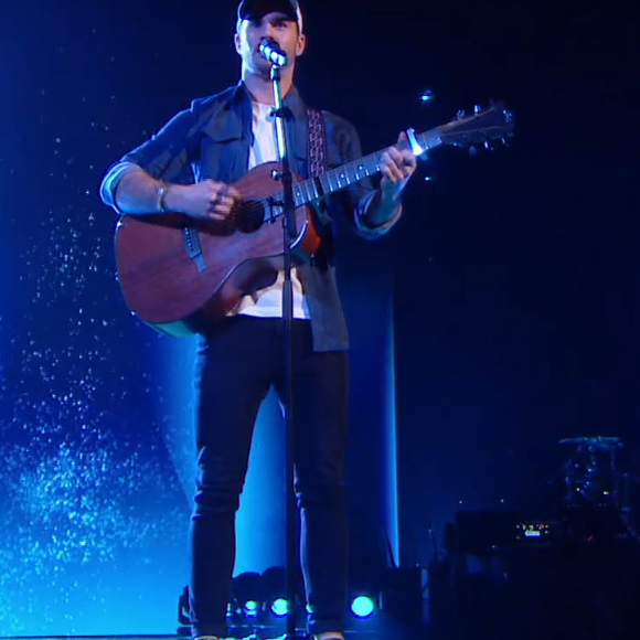 Antony lors de l'épreuve des K.O - Talent de Marc Lavoine. Émission du samedi 4 avril 2020, TF1