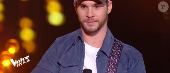 Antony lors de l'épreuve des K.O - Talent de Marc Lavoine. Émission du samedi 4 avril 2020, TF1