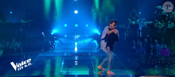 Ifè lors de l'épreuve des K.O - Talent de Marc Lavoine. Émission du samedi 4 avril 2020, TF1