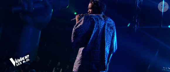 Ifè lors de l'épreuve des K.O - Talent de Marc Lavoine. Émission du samedi 4 avril 2020, TF1