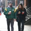 Exclusif - Shia LaBeouf et sa compagne Rebecca Schwartz se promènent dans les rues de New York. Rebecca est l'ancienne compagne de M.Ronson. Le 19 novembre 2019.