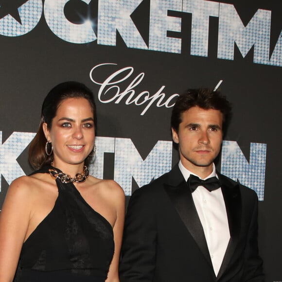 Anouchka Delon et son compagnon Julien Dereims - Soirée du film "Rocketman" sur la plage du Carlton lors du 72ème Festival International du Film de Cannes, le 16 mai 2019. © Denis Guignebourg/Bestimage