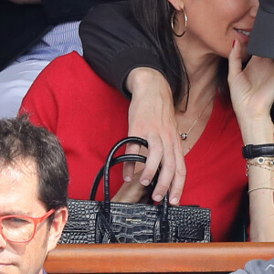 Zinédine Zidane et sa femme Véronique dans les tribunes des Internationaux de France de Tennis de Roland Garros à Paris, le 10 juin 2018. © Dominique Jacovides - Cyril Moreau/Bestimage