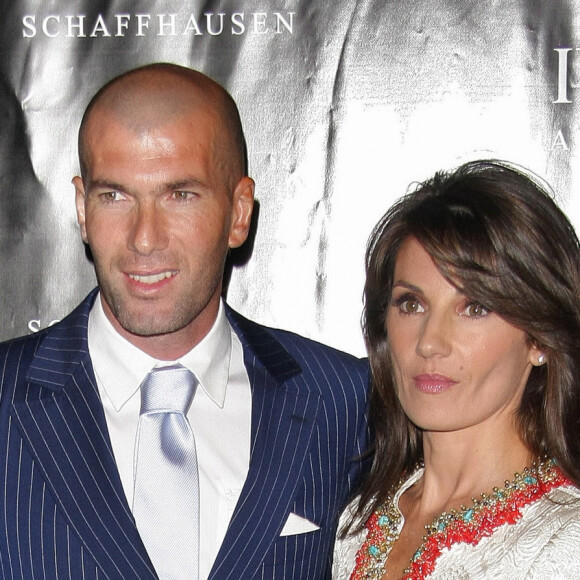 Zinédine Zidane et sa femme Véronique - Présentation de la montre IWC au Palais Chaillot à Paris, le 16 juin 2008.