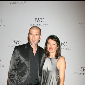 Zinédine Zidane et sa femme Véronique - Soirée IWC à Genève le 17 avril 2007.