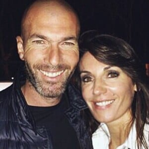 Zinédine Zidane et sa femme Véronique le 28 décembre 2014.