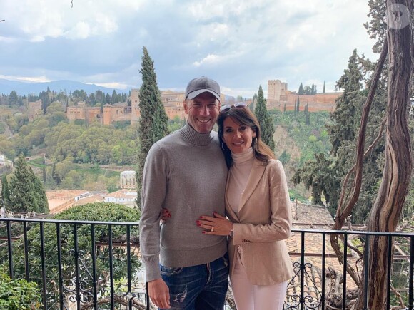 Zinédine Zidane et sa femme Véronique le 24 mars 2019.