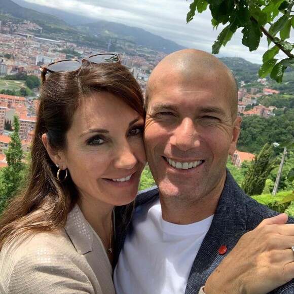 Zinédine Zidane et sa femme Véronique le 15 juin 2019.