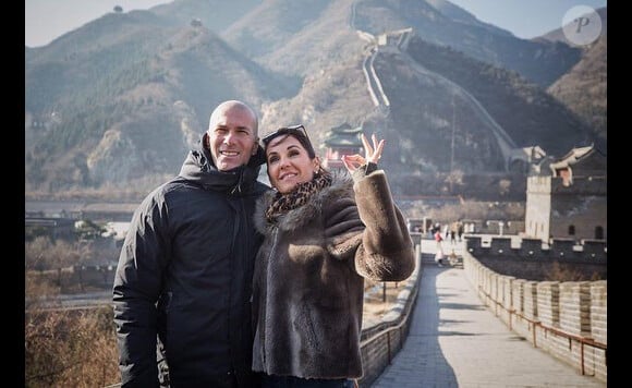 Zinédine Zidane et sa femme Véronique le 1er décembre 2018.