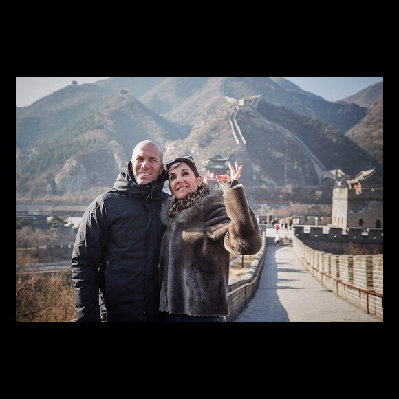Zinédine Zidane et sa femme Véronique le 1er décembre 2018.