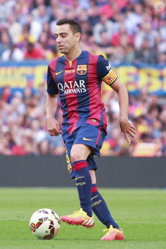 Xavi Hernandez Xavi Hernandez lors du match FC Barcelone - Deportivo Coruna à Barcelone. Le 23 mai 2015