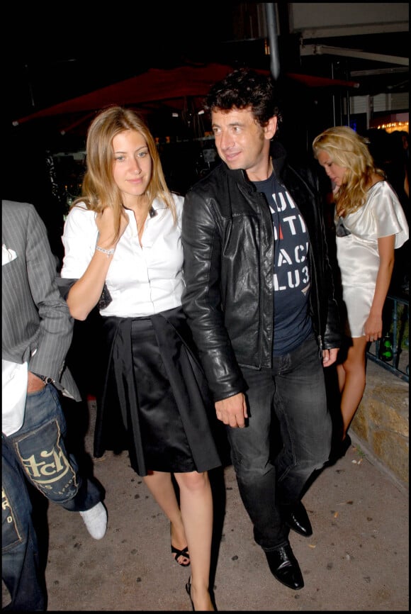 Patrick Bruel et Amanda Sthers à Saint-Tropez en 2007.