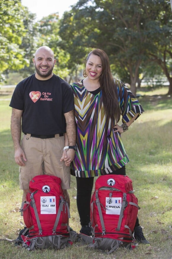 Salim et Linda, grands gagnants de la 9e saison de "Pékin Express" en 2013