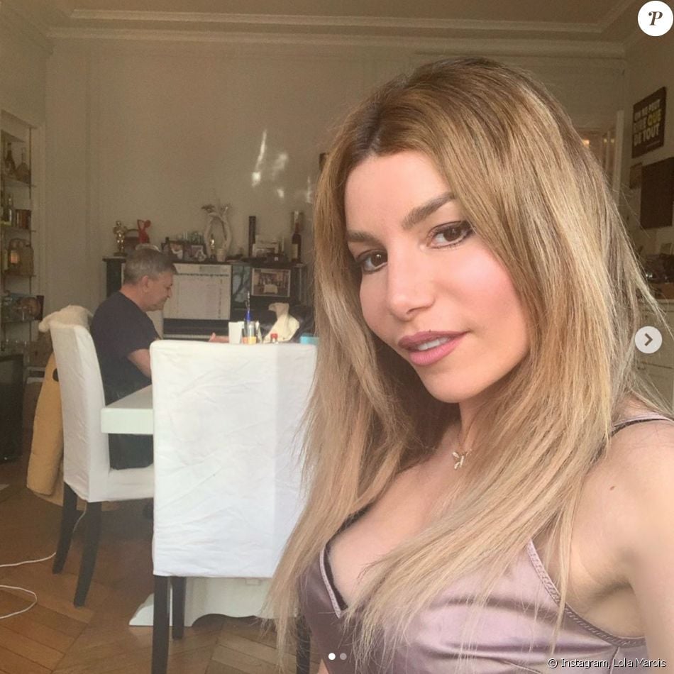 Lola Marois et Jean-Marie Bigard. Mars 2020. - Purepeople