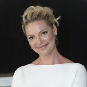 Katherine Heigl en conférence de presse pour la nouvelle saison de la série "Suits" à l'hôtel Langham à New York, le 13 juillet 2018.