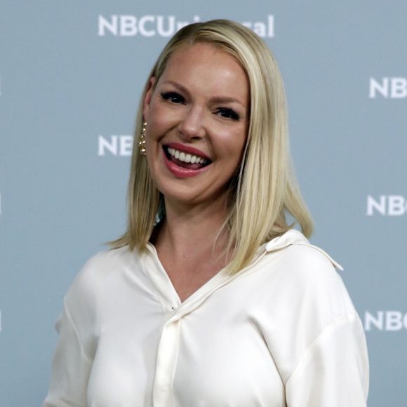 Katherine Heigl au photocall de la soirée "2018 NBCUniversal Upfront" au Rockefeller Center à New York, le 14 mai 2018.