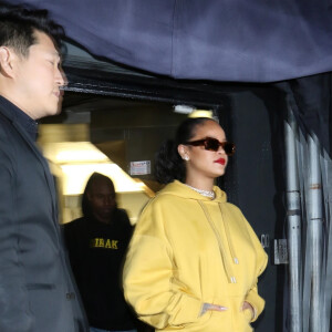 Rihanna à la sortie du club Nice Guy à West Hollywood le 11 février 2020.