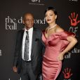 Rihanna avec son père Ronald Fenty - Soirée du premier "Bal de Diamant" à Beverly Hills le 11 décembre 2014.
