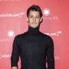 Pierre Niney au photocall de la soirée Montblanc du lancement de la collection (Montblanc M) RED au profit de l'association de lutte contre le Sida créée par Bono et Bobby Shriver au restaurant Monsieur Bleu à Paris le 8 octobre 2019. © Olivier Borde / Bestimage