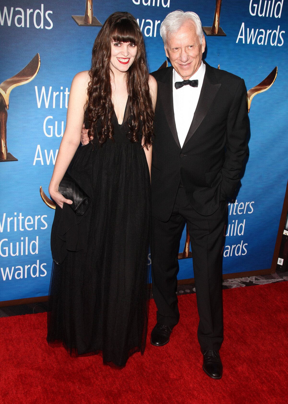 Photo Sara Miller et James Woods à la soirée Writers Guild Awards à l