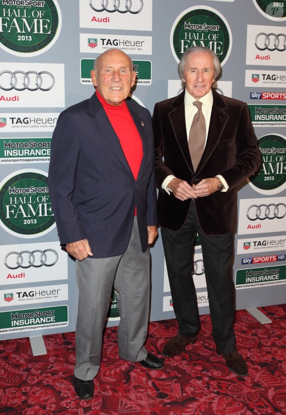 Stirling Moss, Jackie Stewart - Soiree "Motor Sport Hall of Fame Event" a Londres, le 25 fevrier 2013.  February 25th, 2013 - ViP Guests attend the "Motor Sport Hall of Fame Event," held at the Royal Opera House in London, England, UK.25/02/2013 - Londres