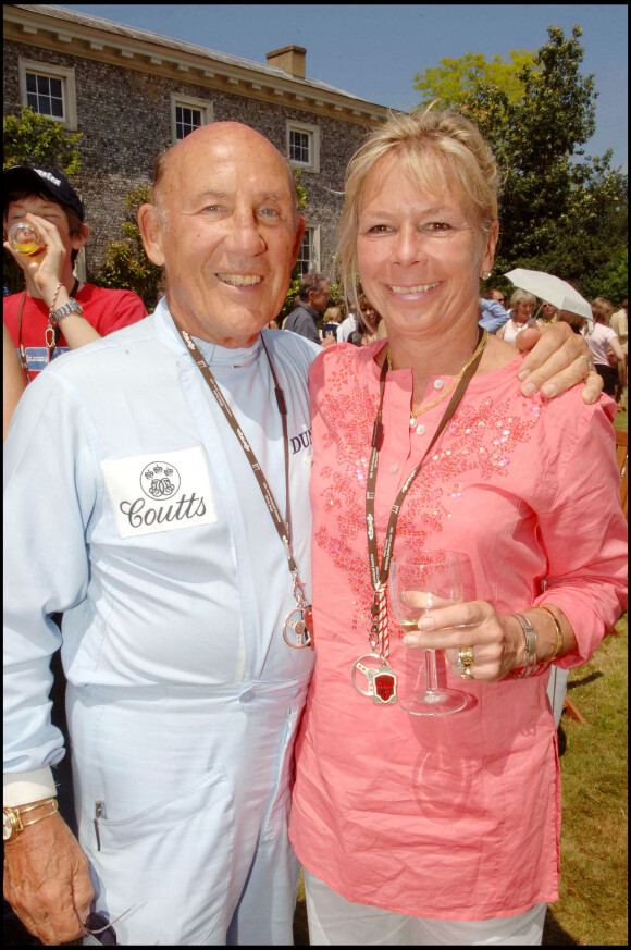 Stirling Moss et sa femme Susy lors du festival de vitesse de Goodwood en juin 2005.