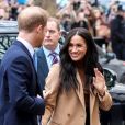 Le prince Harry, duc de Sussex, et Meghan Markle, duchesse de Sussex, en visite à la Canada House à Londres le 7 janvier 2020.