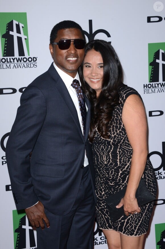 Kenneth 'Babyface' Edmonds et sa femme Nicole Pantenburg à Beverly Hills. Octobre 2013.