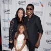 Nicole Pantenburg, Babyface et leur fille Peyton Edmonds à Los Angeles le 16 juin 2017.