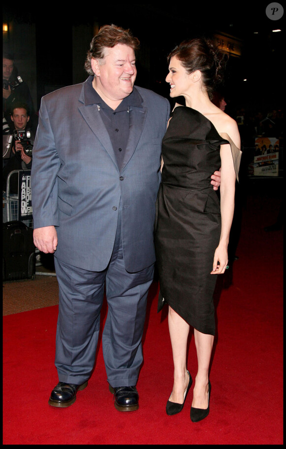 Robbie Coltrane et Rachel Weisz à Londres, le 27 octobre 2008.