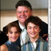 Robbie Coltrane, Emma Watson, Daniel Radcliffe et Rupert Grint, le 28 octobre 2002.