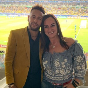 Neymar et sa mère Nadine sur Instagram, le 3 juillet 2019.