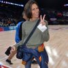 Alessandra Sublet au match de NBA Game Paris 2020 entre les Bucks de Milwaukee et les Charlotte Hornet à l'AccorHotels Arena à Paris le 24 janvier 2020. © Veeren / Bestimage
