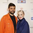 Madame Monsieur (Emilie Satt, Jean-Karl Lucas) au photocall de la 10ème édition du "Global Gift Gala" à l'hôtel Four Seasons George V à Paris, le 3 juin 2019. © Marc Ausset-Lacroix/Bestimage