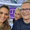 Andréa Decaudin, chroniqueuse pour "Télématin", sur Instagram avec Laurent Bignolas et Sylvie Adigard - 11 mars 2020