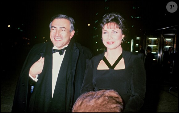Archives- Dominique Strauss Kahn et Anne Sinclair en 1991.