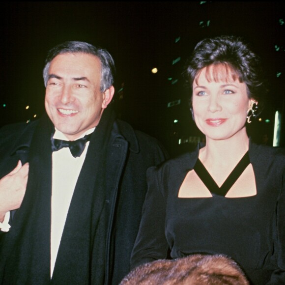 Archives- Dominique Strauss Kahn et Anne Sinclair en 1991.