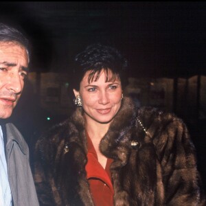 Archives- Dominique Strauss Kahn et Anne Sinclair en 1992 à Paris