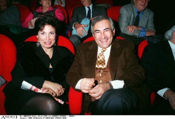 Anne Sinclair et Dominique Strauss Kahn en 1994.